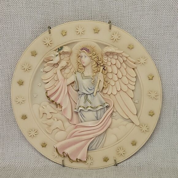 1994 Seraphim Collection Angel Plate "Helena" by Roman & ornament - Picture 2 of 8